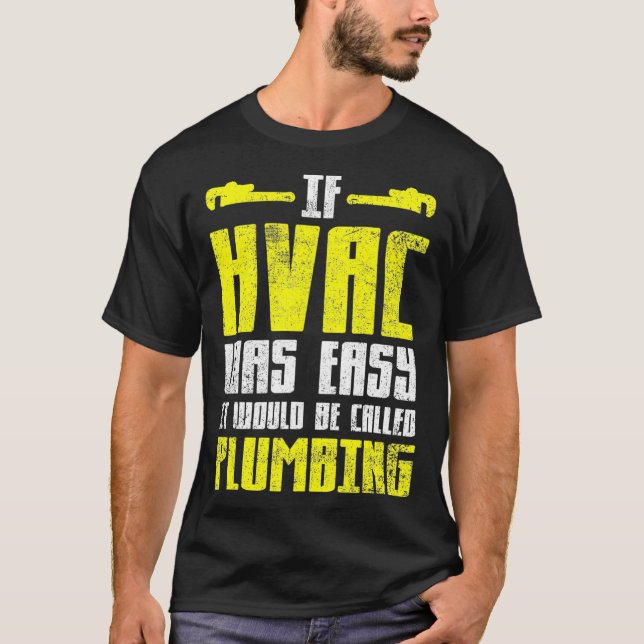 Camiseta Vintage del técnico HVAC Tech (Anverso)