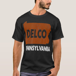 Camiseta Vintage Delco County Pennsylvania Philadelphia Lov