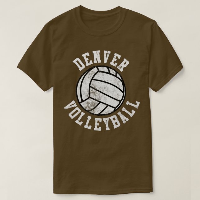 Camiseta Vintage Denver Volleyball (Diseño del anverso)