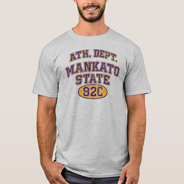 Camiseta Vintage Dept. Atl Mankato State (Anverso)