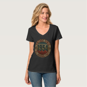 CAMISETA VINTAGE DESDE 1954 TODAS LAS PIEZAS ORIGINALES