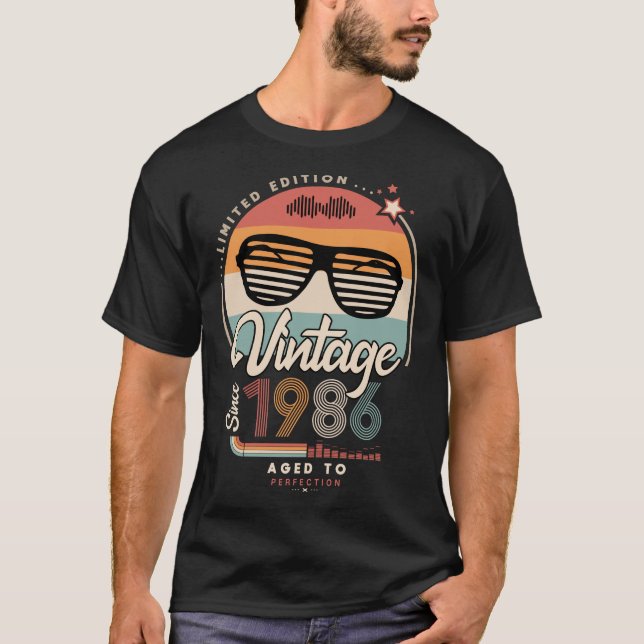 Camiseta Vintage desde 1986 (Anverso)