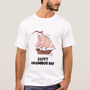 Camiseta Vintage Día de Columbus 1492 Explorador