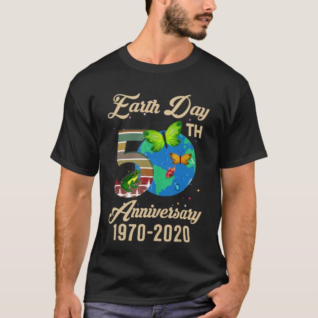 Camiseta Vintage Día de la Tierra 2020 50º aniversario del  (Anverso)