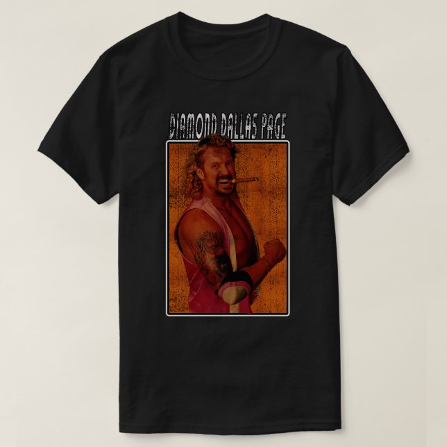 Camiseta Vintage Diamond Dallas Page 80s TShirt (Diseño del anverso)