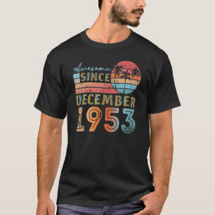 Camiseta vintage diciembre 1953 92 años 69 cumpleaños