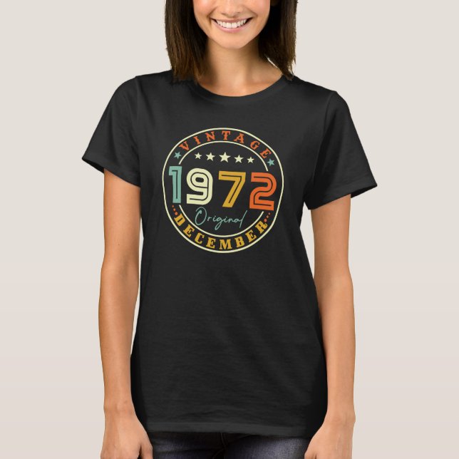 Camiseta Vintage diciembre 1972 (Anverso)