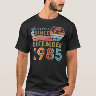 Camiseta vintage diciembre 1985 92 años 37 cumpleaños