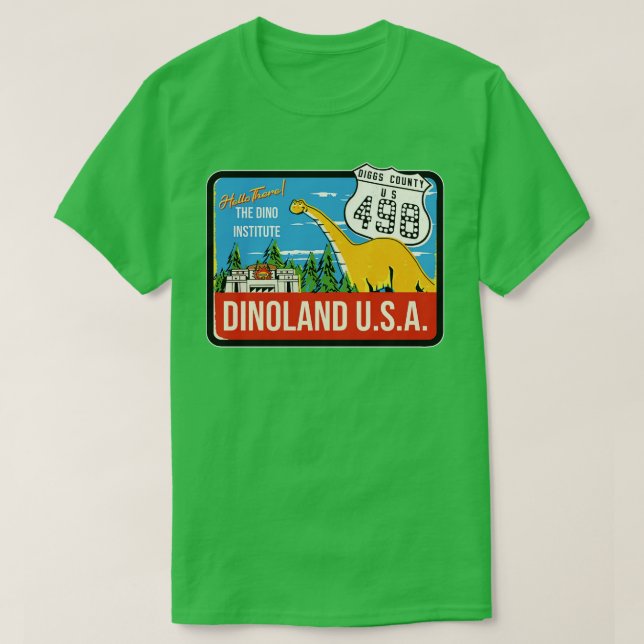 Camiseta Vintage Dinoland (Diseño del anverso)