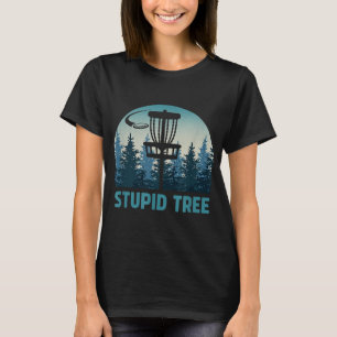 Camiseta Vintage Disk Golf Funny Stupid Tree Frisbee Golf D