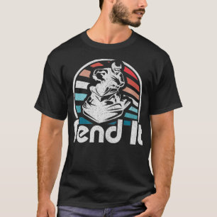 Camiseta Vintage divertida en moto acuática con el retro 70
