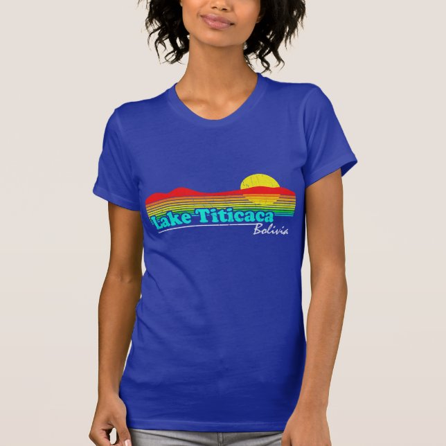 Camiseta Vintage divertido el lago Titicaca (Anverso)
