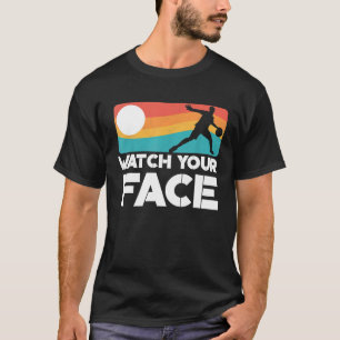 Camiseta Vintage Divertido Estilo Surf de Dodgeball Cuida T