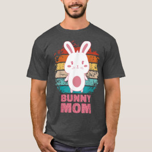 Camiseta Vintage divertido lindo conejito mamá cita conejit