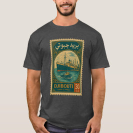 Camiseta Vintage Djibouti Postage Stamp