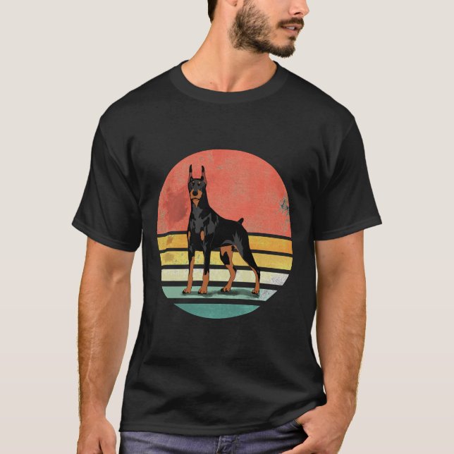 Camiseta Vintage Doberman Dog (Anverso)
