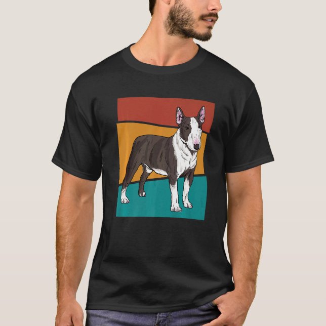 Camiseta Vintage Dog Bull Terrier (Anverso)