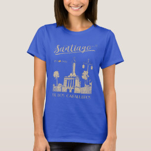 Camiseta Vintage dominicano SANTIAGO De Los Caballeros