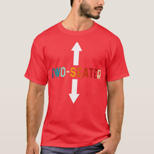 Camiseta Vintage Dos Asientos Arreglos Funny Humor Universi