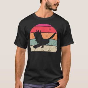 Camiseta Vintage Dove Retro Dove Silhouette Cute Bird 60s 7
