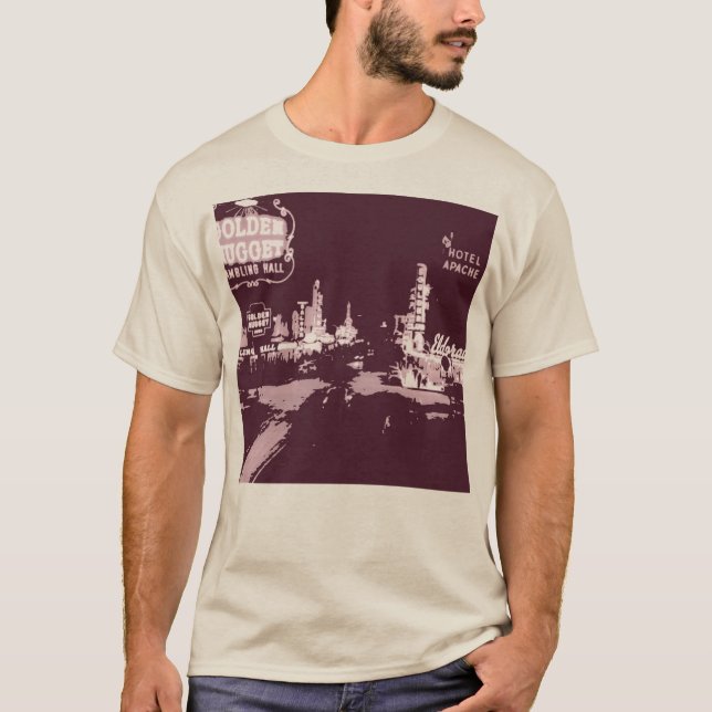 Camiseta Vintage Downtown Las Vegas (Anverso)