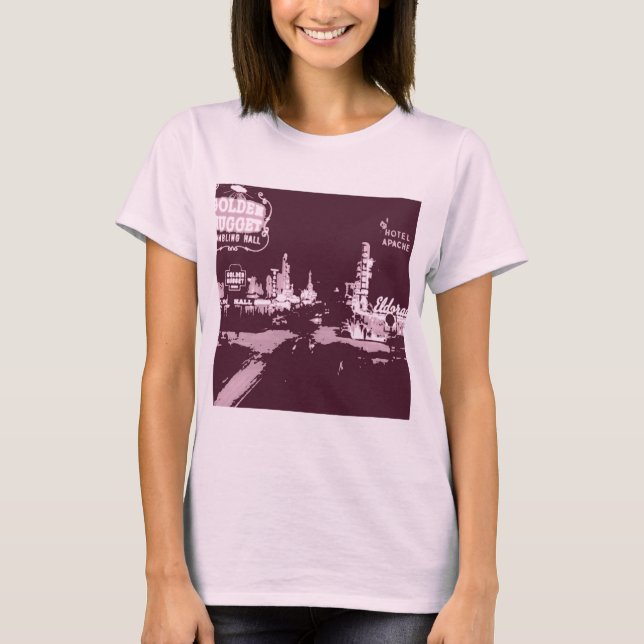 Camiseta Vintage Downtown Las Vegas (Anverso)