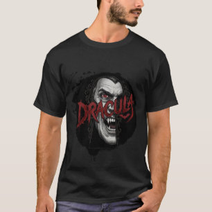 Camiseta Vintage Dracula Gothic Vampire Portrait