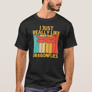 Camiseta Vintage Dragon Fly Para Hombres Mujeres Dragonfly