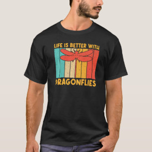 Camiseta Vintage Dragon Fly Para Hombres Mujeres Dragonfly 