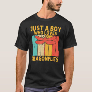 Camiseta Vintage Dragonfly Para Niños Hombres Dragonfly