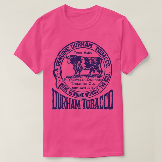 Camiseta Vintage Durham Tobacco (Diseño del anverso)