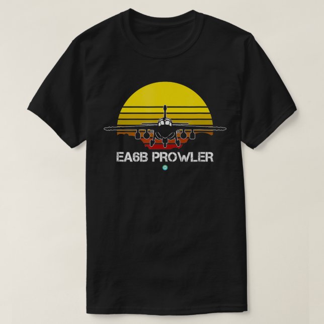 Camiseta Vintage EA6B Prowler Avión Militar (Diseño del anverso)