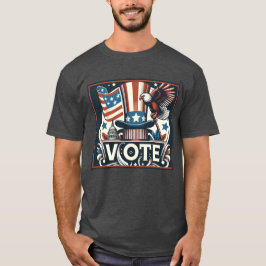Camiseta Vintage Eagle Vote