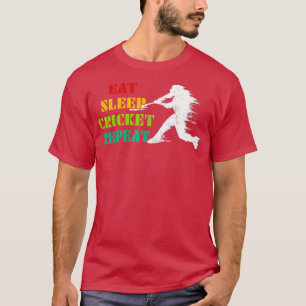 Camiseta Vintage Eee Sleep Cricket Repetir Cricket