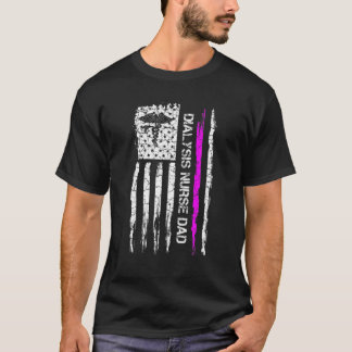 Camiseta Vintage EEUU Bandera Americana Enfermera de Diális