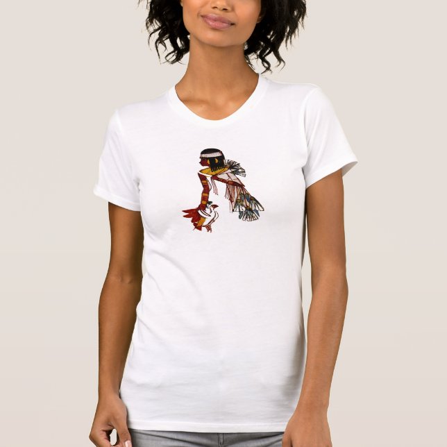 Camiseta Vintage Egipcio Con Pájaro 1411 (Anverso)