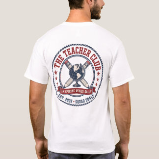 Camiseta Vintage El Club De Profesores Inspirando Mentes Pe