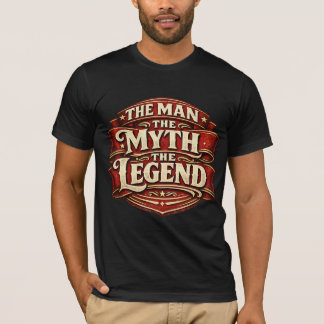 Camiseta Vintage El Hombre El Mito La Leyenda Día del Padre