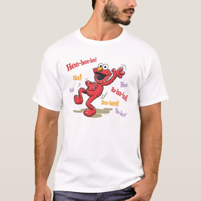 Camiseta ¡Vintage Elmo Hee-hee! (Anverso)