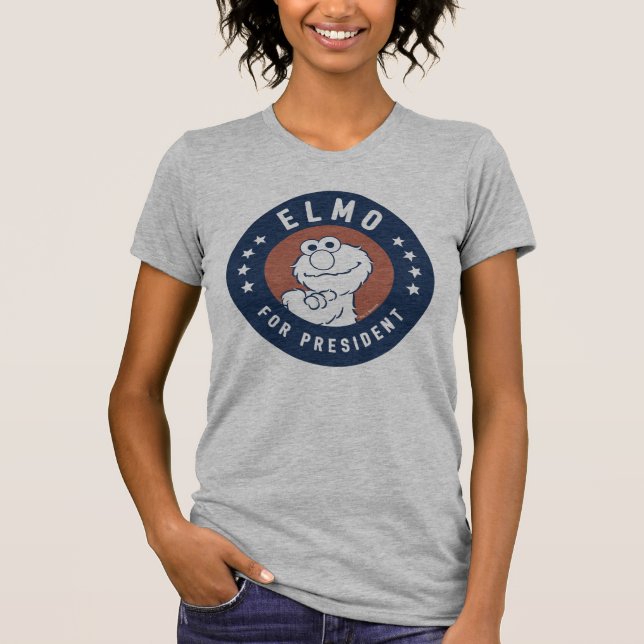 Camiseta Vintage Elmo para la insignia del presidente (Anverso)