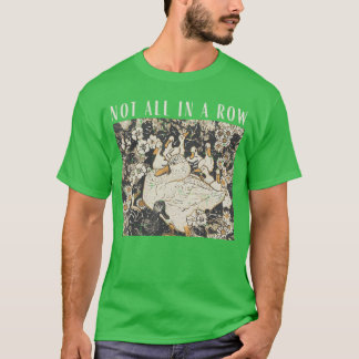 Camiseta Vintage Encantadora No Todos en Una Fila Divertida