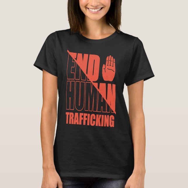Camiseta Vintage End Human Trafficking (Anverso)