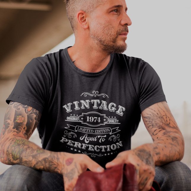 Camiseta Vintage Envejecido a la Perfección (Subido por el creador)
