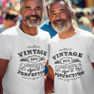 Camiseta Vintage Envejecido a la Perfección