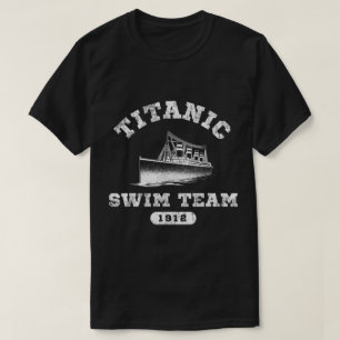 Camiseta Vintage Equipo de Natación Titanic 1912