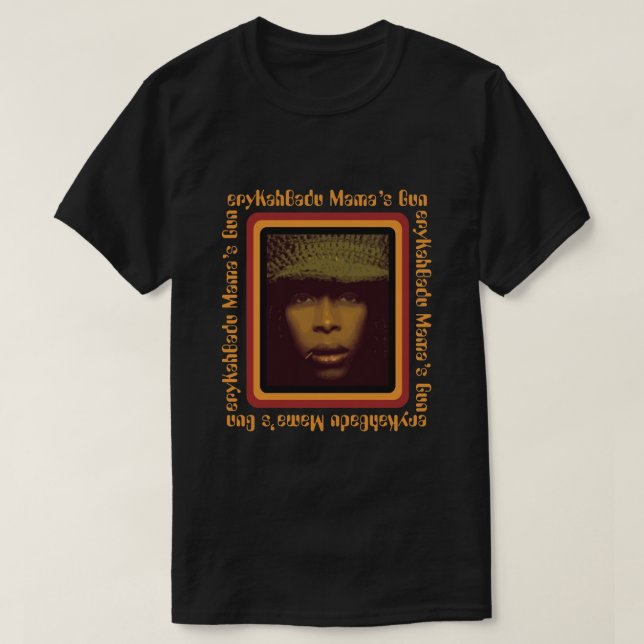 Camiseta Vintage Erykah Design Badu Arts Musician American  (Diseño del anverso)