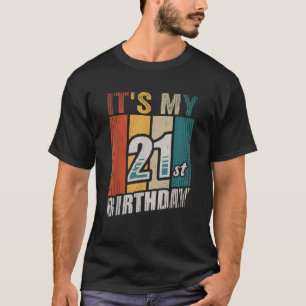 Camiseta Vintage es mi cumpleaños número 21