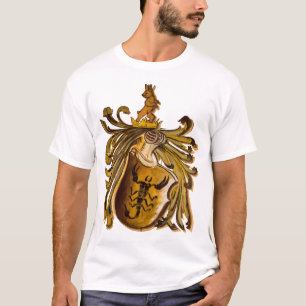 Camiseta Vintage Escorpio alemán de escudos de armas