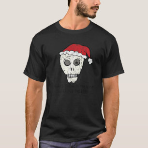 Camiseta Vintage, escuché a Santa en el techo de la estacad