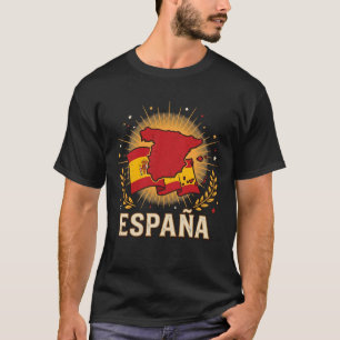 Camiseta Vintage España Bandera de España   Retro 